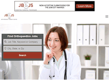 Tablet Screenshot of careers.jbjsjobs.org